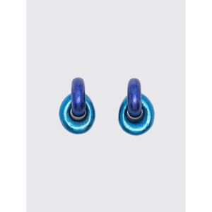 Monies Women Monies Bicolour Acacia Wood Pendant Clip-On Earrings